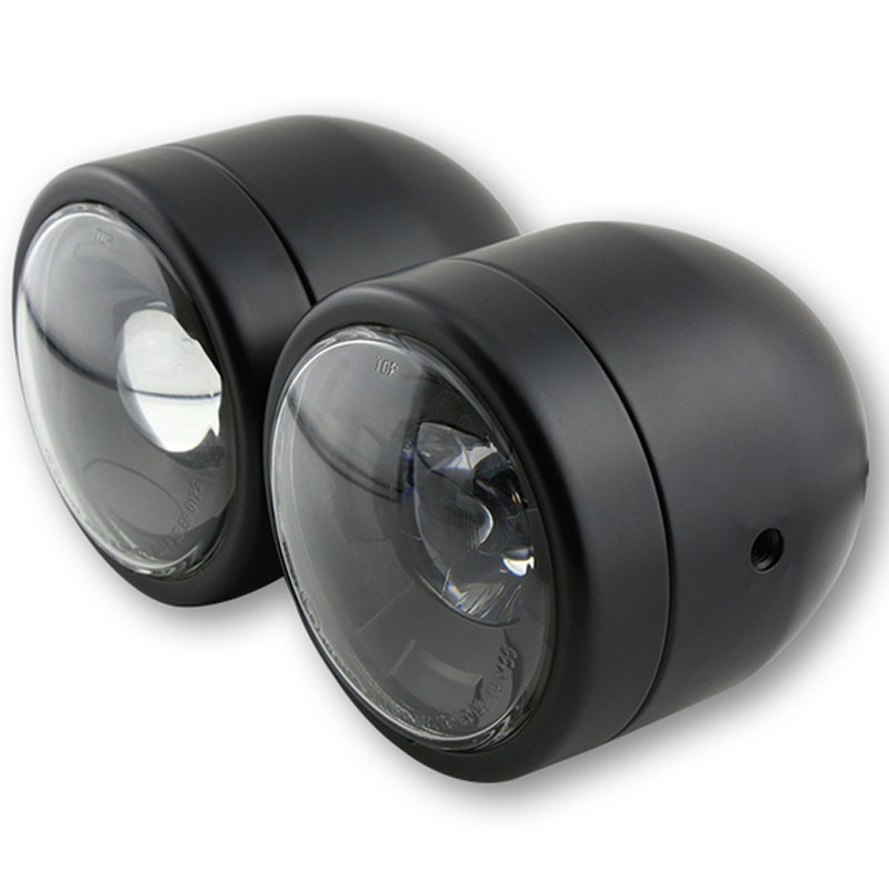 Faro delantero Highsider Smart Twin LED negro