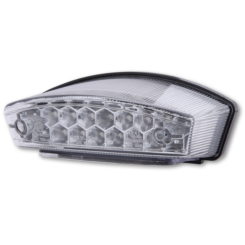 Luz trasera LED para motocicleta Highsider Smart Monster negra