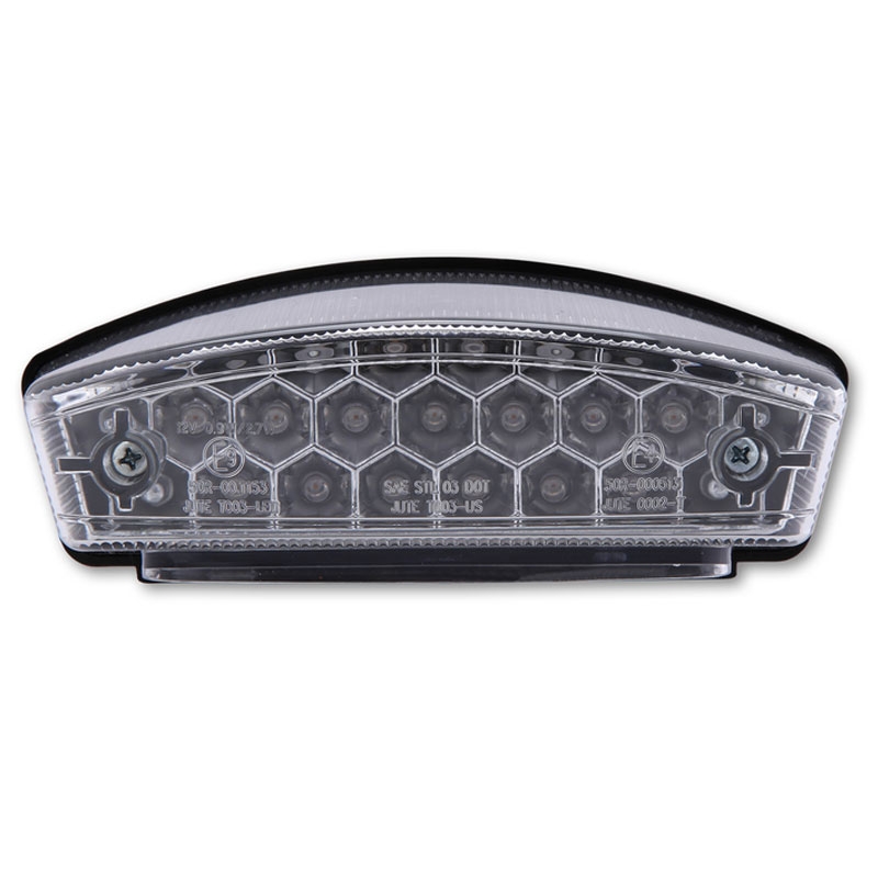 Luz trasera LED para motocicleta Highsider Smart Monster negra