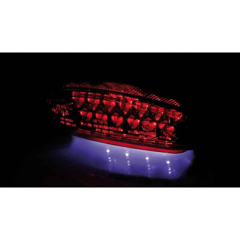 Luz trasera LED para motocicleta Highsider Smart Monster roja