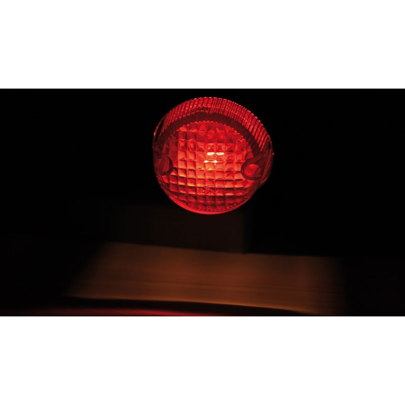 Luz trasera cromada para motocicleta Highsider Smart Texas