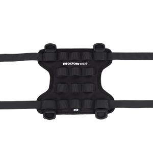 Sistema de portaequipajes para asiento de pasajero Oxford Nomad, pequeño, negro