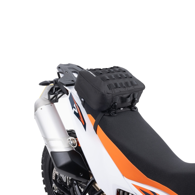 Sistema de portaequipajes para asiento de pasajero Oxford Nomad, pequeño, negro