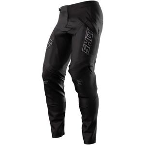 Pantalones de motocross con cremallera Shot Contact negros