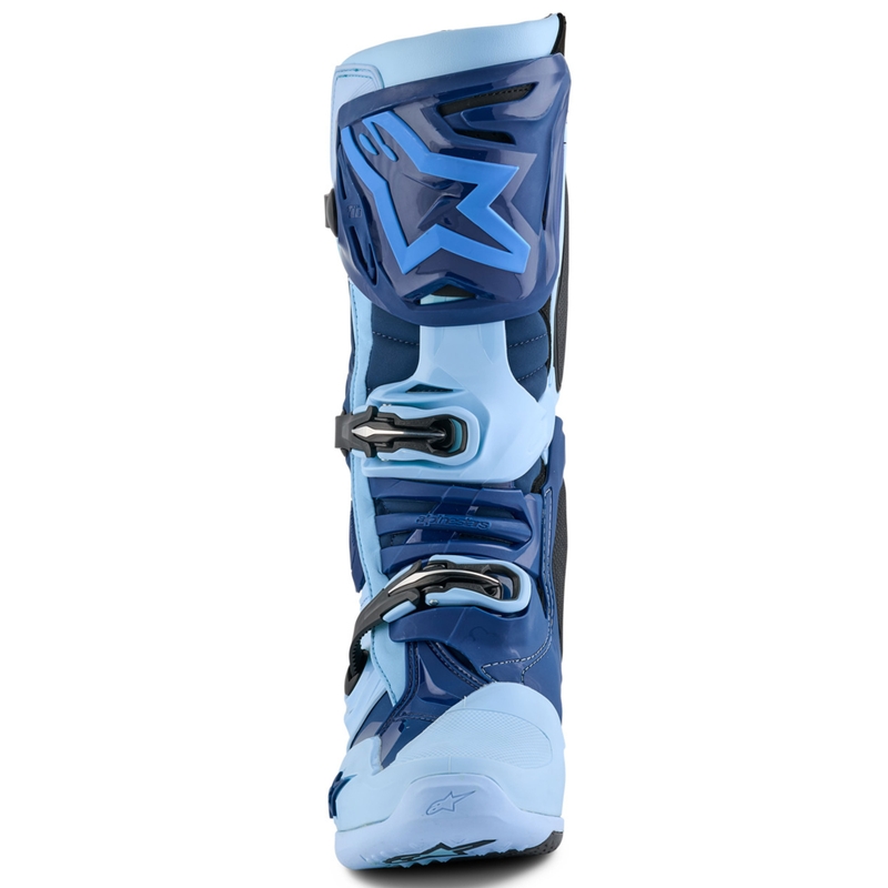 Botas de moto Alpinestars Tech 10 Edición Limitada Steelers Azul-Azul Claro
