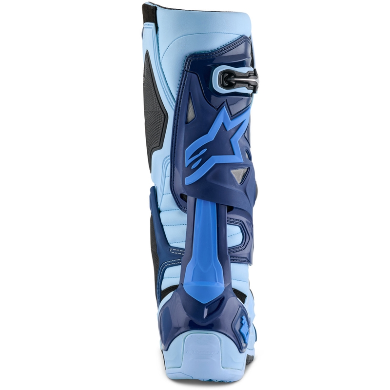 Botas de moto Alpinestars Tech 10 Edición Limitada Steelers Azul-Azul Claro