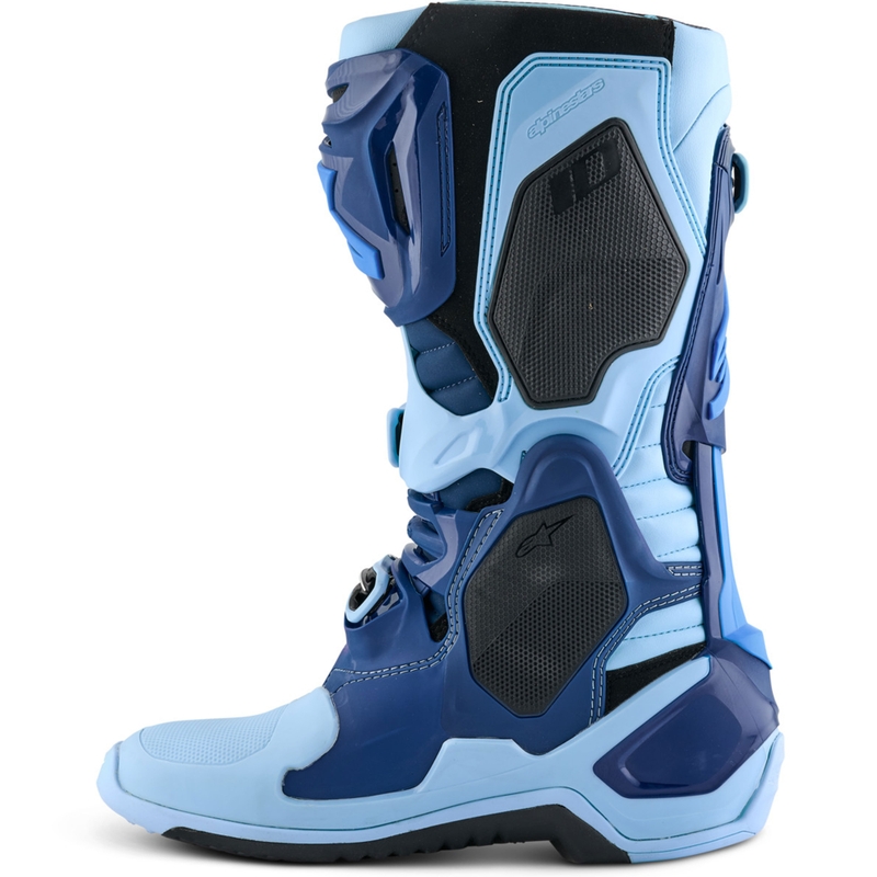 Botas de moto Alpinestars Tech 10 Edición Limitada Steelers Azul-Azul Claro