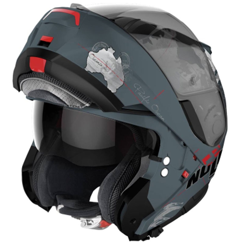 Casco de moto abatible Nolan N100-6 Legend Checa N-COM 3