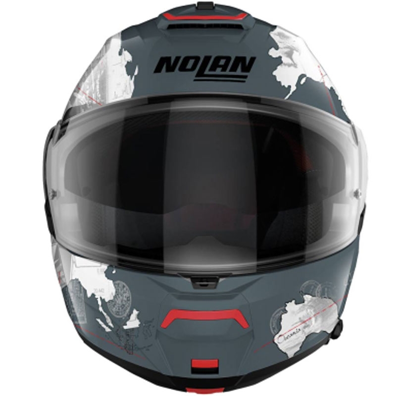 Casco de moto abatible Nolan N100-6 Legend Checa N-COM 3