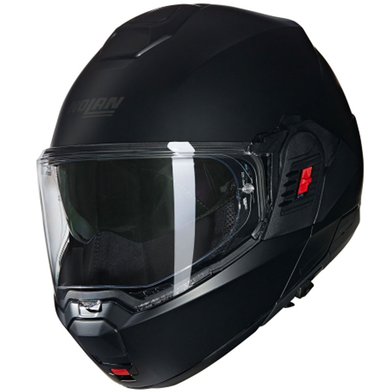 Casco de moto abatible Nolan N120-1 Classico N-COM 302 negro mate