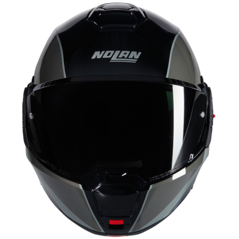 Casco de moto abatible Nolan N120-1 Verniciatura Speciale N-COM 341 negro-gris