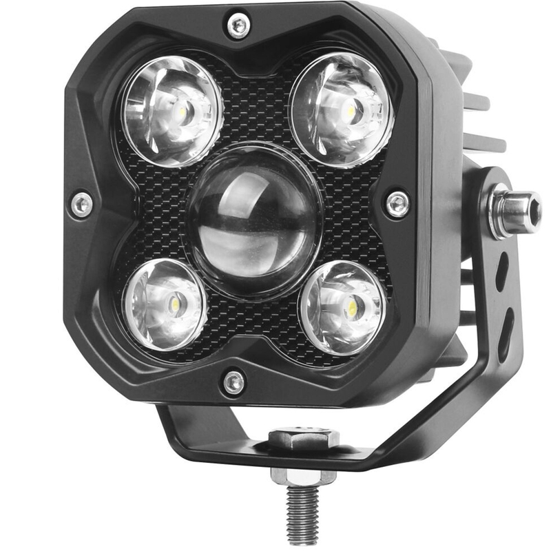 Luz LED SHARK LED Luz de conducción con láser LED 3,2" 40W negro