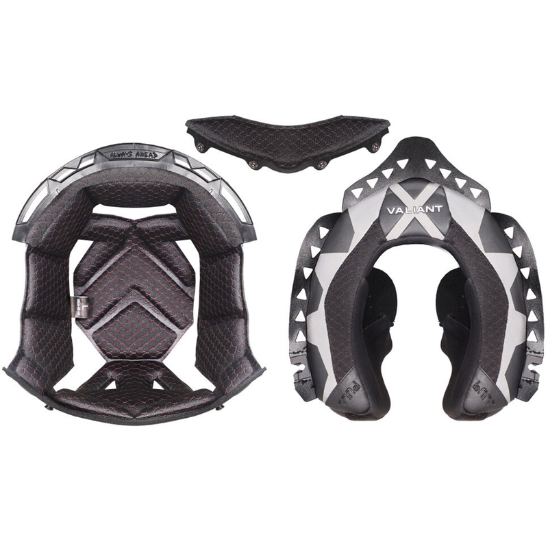 Interior de repuesto para casco de motocicleta LS2 FF901, color negro