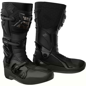 Botas de moto Shot Race 8 Cromadas Negras