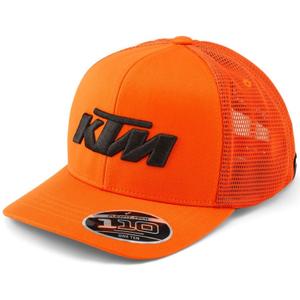 Gorra infantil con el logotipo de KTM en color naranja y negro