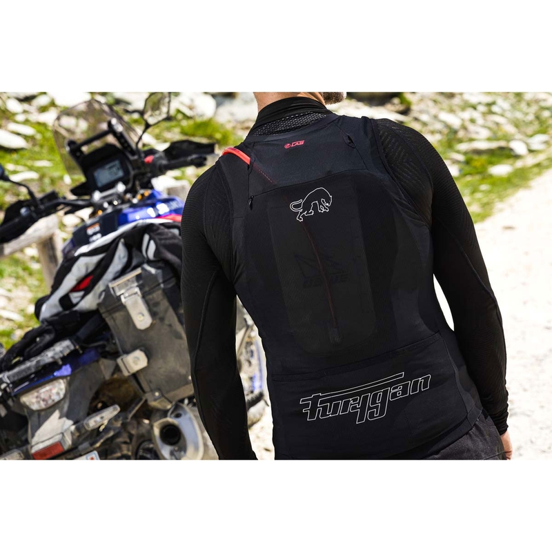 Chaleco protector corporal Furygan X-Road D3O® negro
