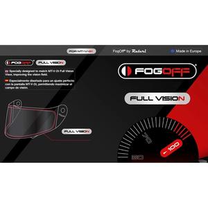 Lámina antivaho FOGOFF FOG010 para MT-V-28 plexi