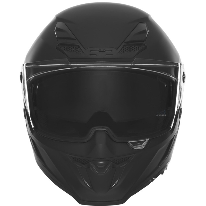Casco integral de moto NOX Exlusiv Goliath negro mate