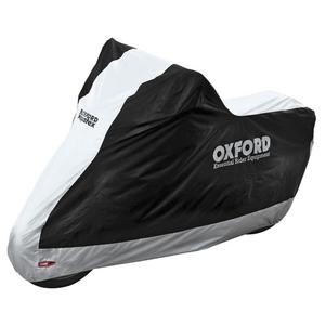 Funda para motocicleta Oxford Aquatex 2016 - Negro/Plateado