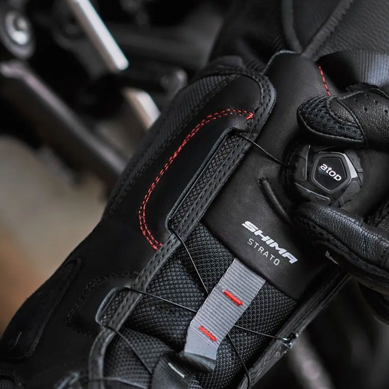 Botas de moto Shima Strato negras