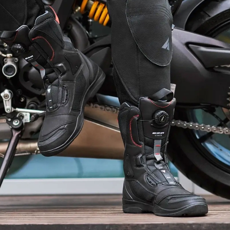 Botas de moto Shima Strato negras