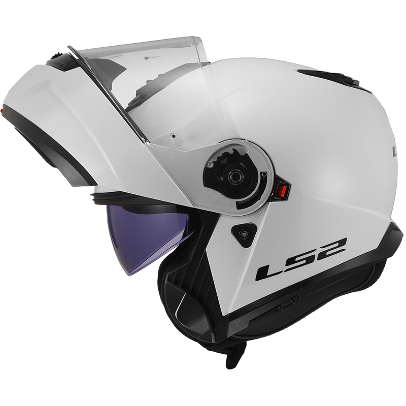 Casco abatible LS2 FF908 Strobe II blanco brillo
