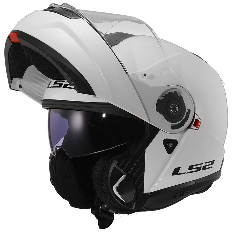 Casco abatible LS2 FF908 Strobe II blanco brillo