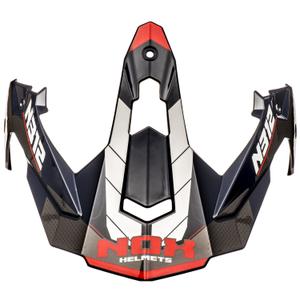 Visera para cascos de moto NOX N312 Vapor blanco-azul-rojo
