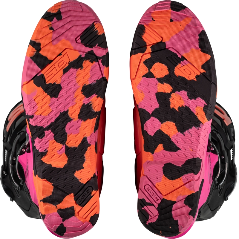 Botas de moto SiDi Crossair X Messy color coral
