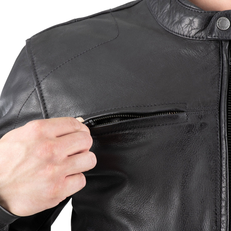 Chaqueta de moto Oxford Holton negra