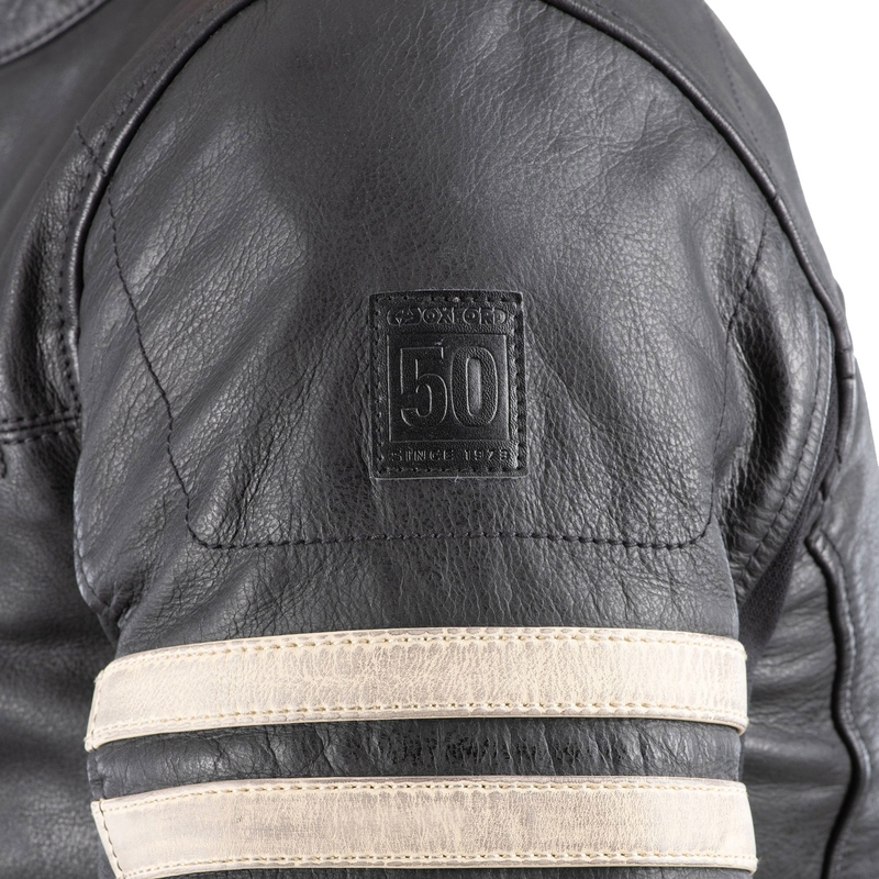 Chaqueta de moto Oxford Holton negra