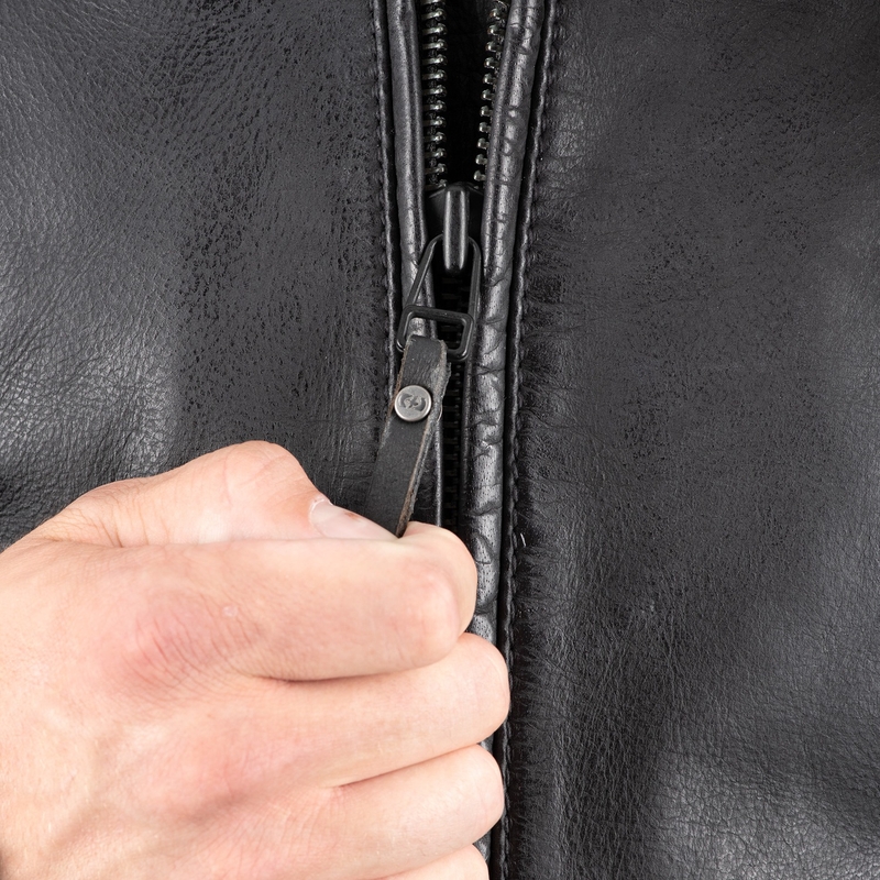 Chaqueta de moto Oxford Holton negra