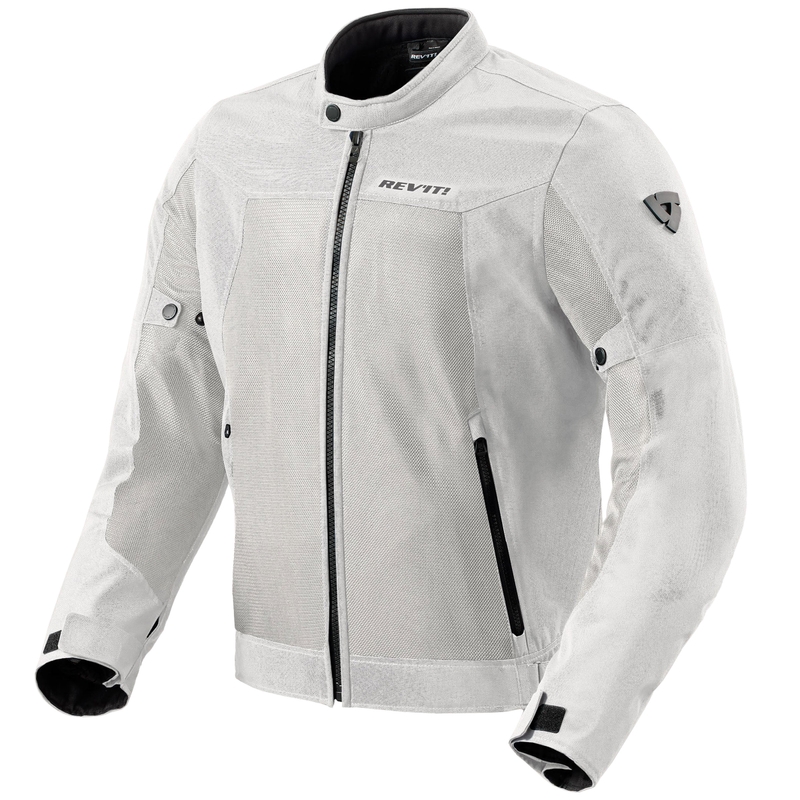 Chaqueta de moto Revit Eclipse 2 color plata