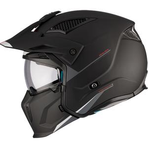 Casco abierto con máscara MT Streetfighter SV S Solid A1 negro mate