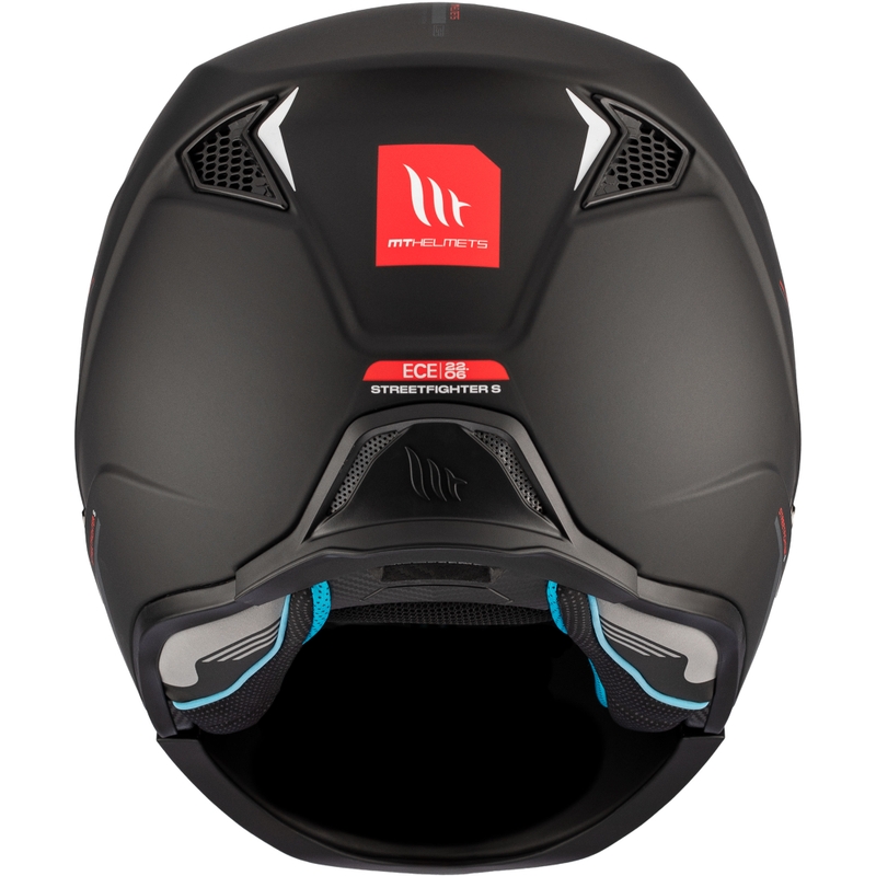 Casco abierto con máscara MT Streetfighter SV S Solid A1 negro mate