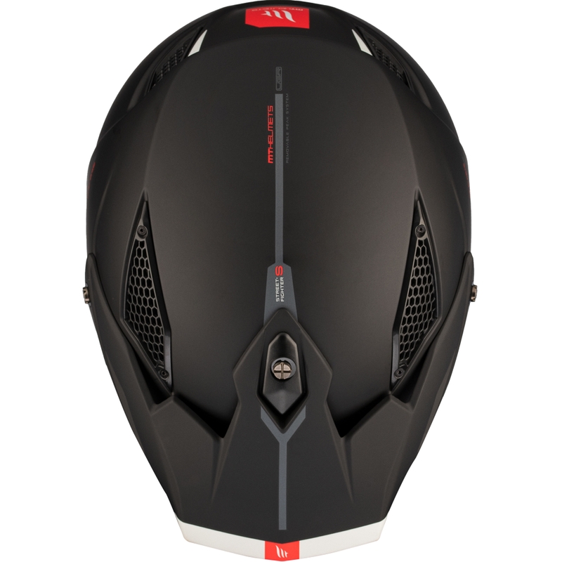 Casco abierto con máscara MT Streetfighter SV S Solid A1 negro mate