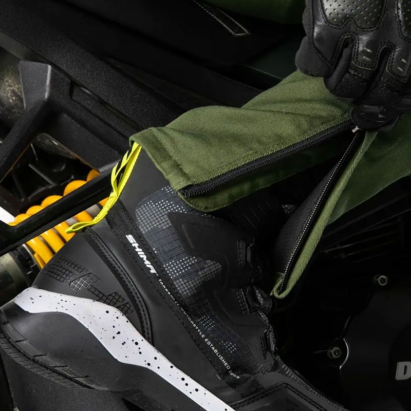 Pantalones de moto Shima Giro 3.0 color caqui