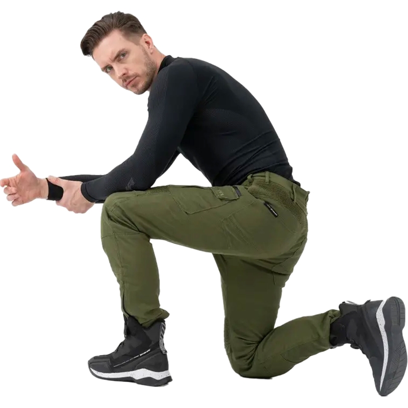 Pantalones de moto Shima Giro 3.0 color caqui