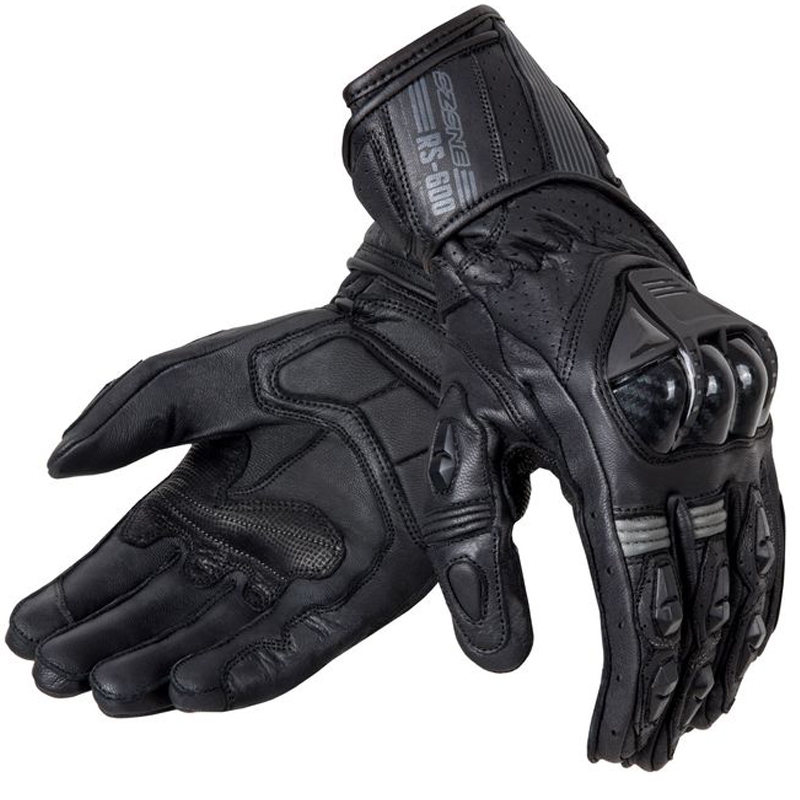 Guantes de moto Ozone RS-600 negros