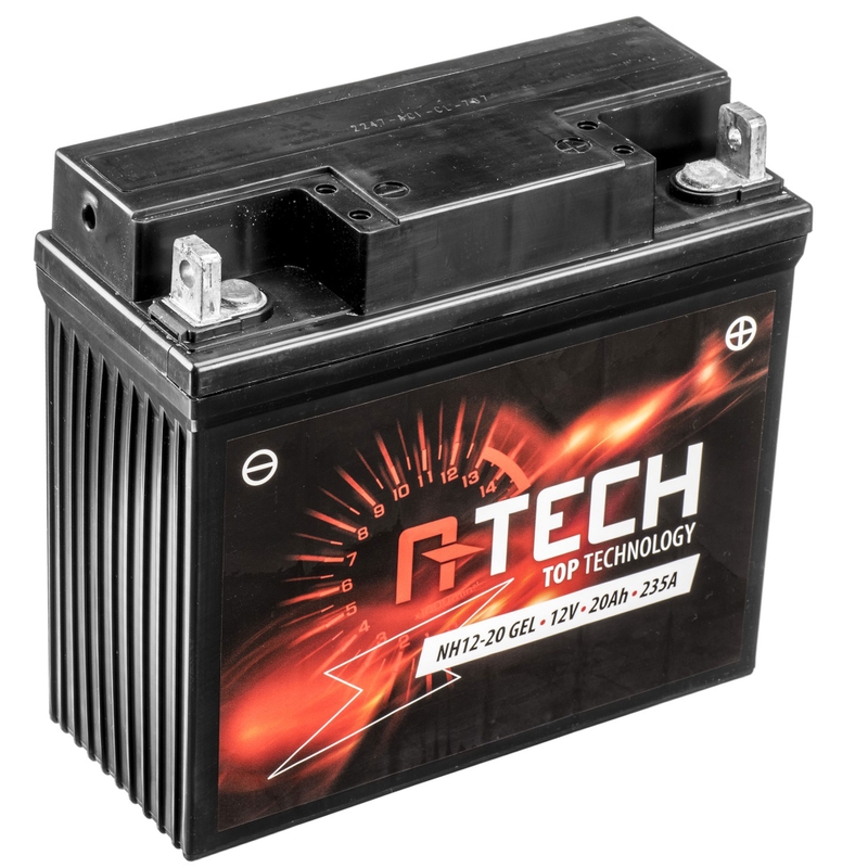Batería de gel A-TECH 12V, NH12-20, 51913, 20Ah, 235A