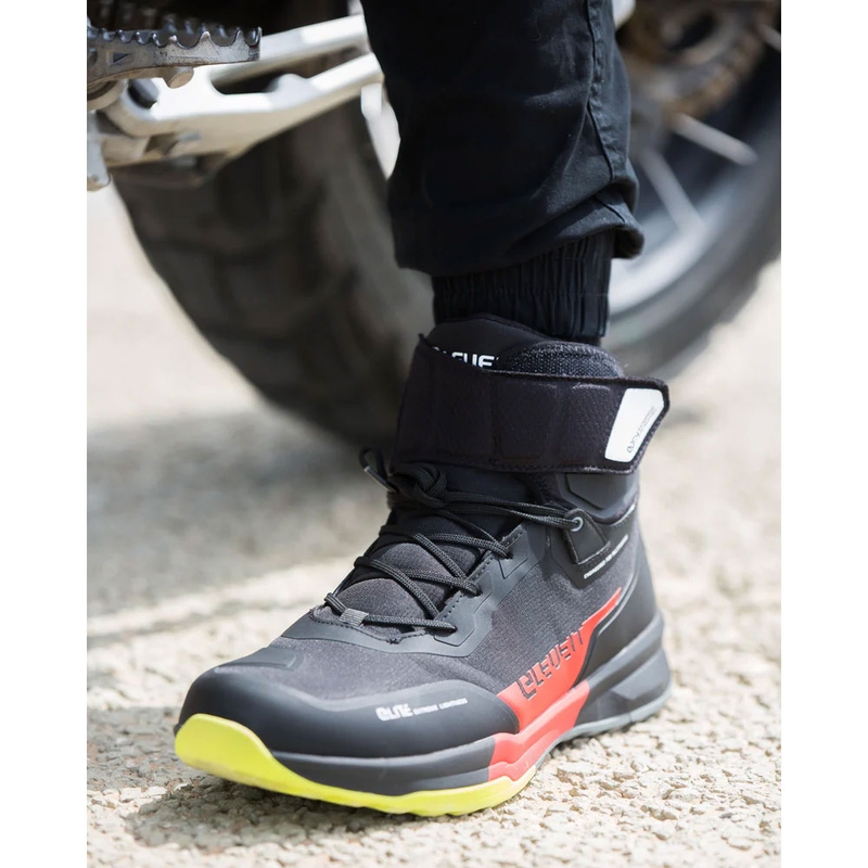 Botas de moto Eleveit STRATOS E-Dry negro-rojo