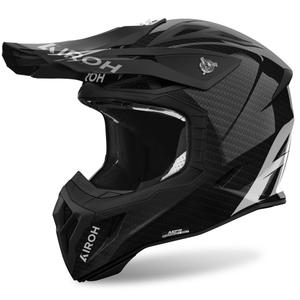 Casco de motocross Airoh Aviator ACE 2 Carbon negro brillante