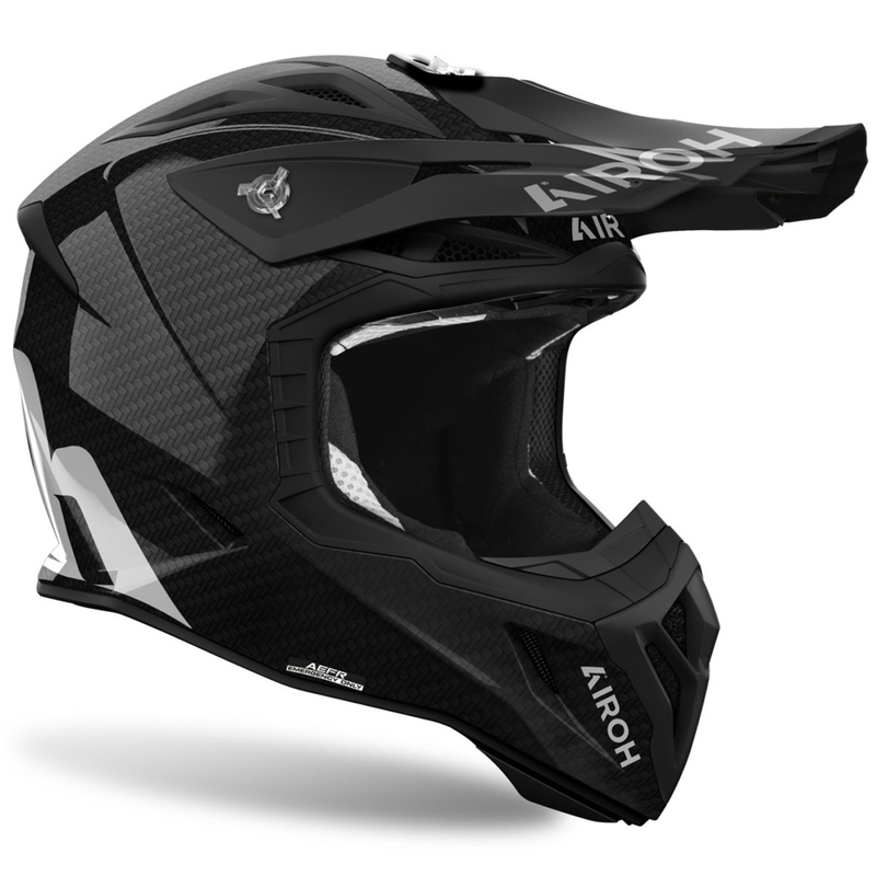 Casco de motocross Airoh Aviator ACE 2 Carbon negro brillante
