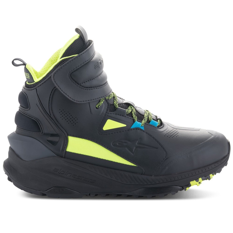 Botas de moto Alpinestars Speedstreet en negro, lima y azul