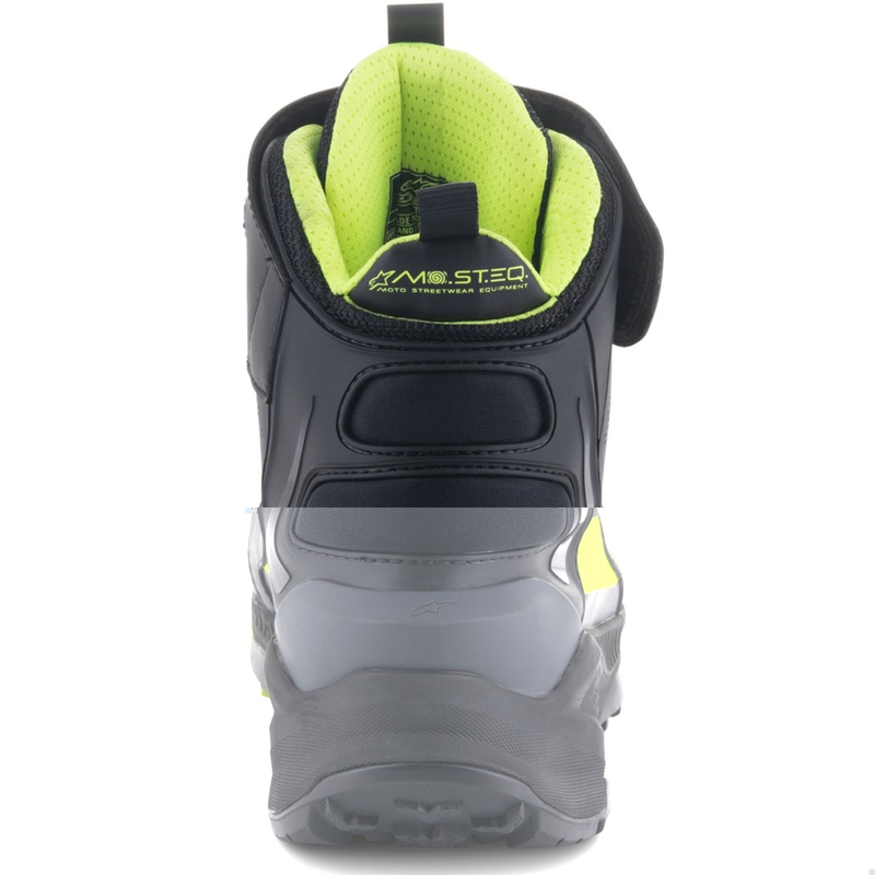 Botas de moto Alpinestars Speedstreet en negro, lima y azul