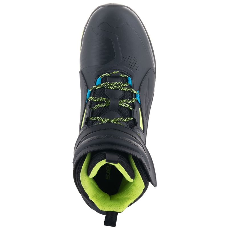 Botas de moto Alpinestars Speedstreet en negro, lima y azul