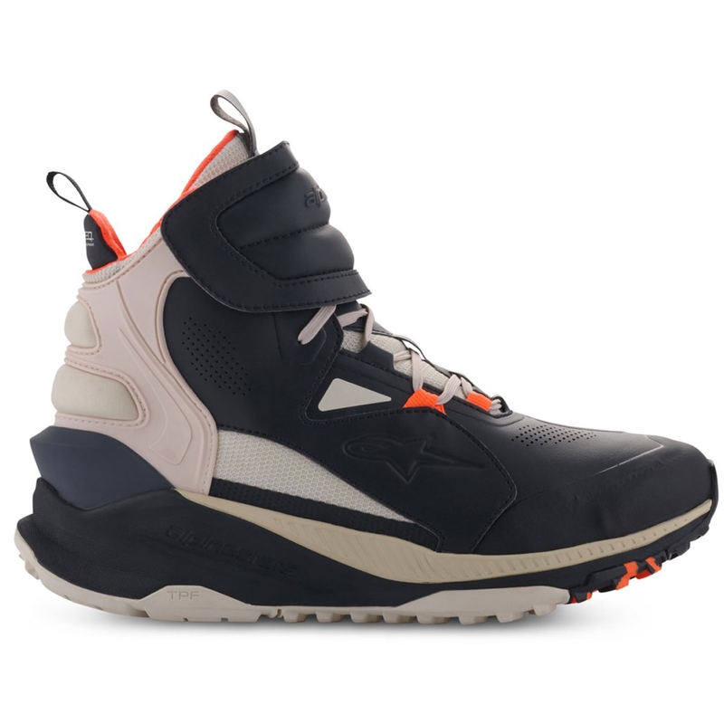 Botas de moto Alpinestars Speedstreet en negro-almendra-naranja