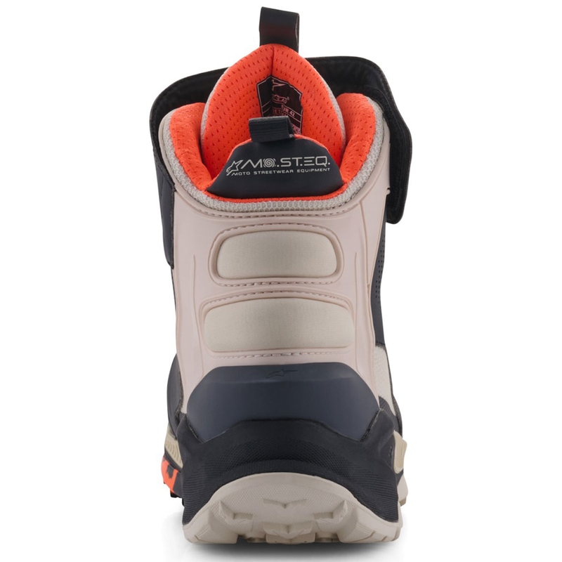 Botas de moto Alpinestars Speedstreet en negro-almendra-naranja