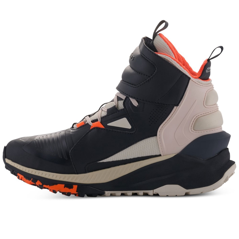 Botas de moto Alpinestars Speedstreet en negro-almendra-naranja