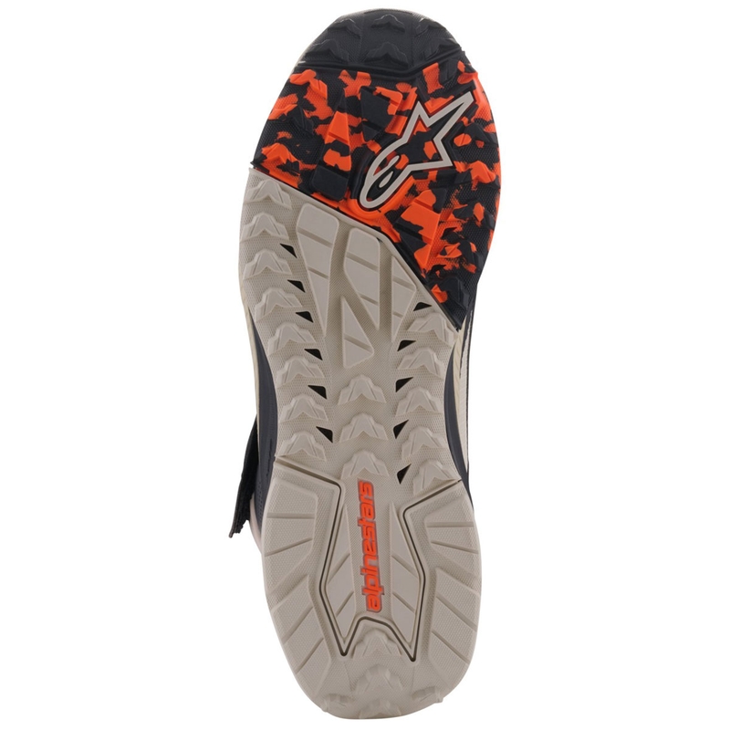 Botas de moto Alpinestars Speedstreet en negro-almendra-naranja